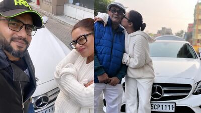Iman New Car: ইমনের স্বপ্নপূরণ! কিনলেন বিলাসবহুল মার্সেডিজ গাড়ি, চুমু  খেলেন বাবাকে - Singer Iman Chakraborty shares her new Mercedes Benz car  video, put a kiss on her father ...