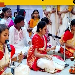 <p>যাদবপুর বিদ্যাপীঠে সরস্বতী পুজো ৭ ছাত্রীর, টেক্কা দিল পোড়খাওয়া পুরোহিতদেরও</p>