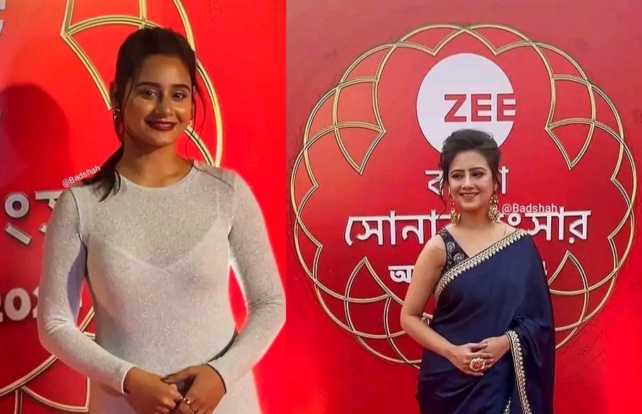 <p>সোনার সংসারের লাল গালিচায় অরুণিমা ও মানালি (ছবি সৌজন্যে- বাদশা কিং)</p> <p>সোনার সংসারের লাল গালিচায় অরুণিমা ও মানালি (ছবি সৌজন্যে- বাদশা কিং)</p>