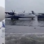 টানা বৃষ্টিতে জলমগ্ন দমদম এয়ারপোর্ট, ভাইরাল ভিডিয়ো
