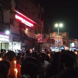  'রাত দখল'-এর ডাকে জনজোয়ার চুঁচুড়ায়