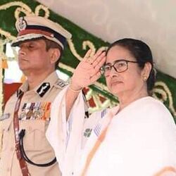 কলকাতা: ৭৮ তম স্বাধীনতা দিবস উদযাপন অনুষ্ঠানে মুখ্যমন্ত্রী মমতা বন্দ্যোপাধ্যায় (ছবি সৌজন্যে: মমতা বন্দোপাধ্যায়)