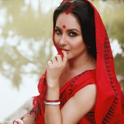 মুম্বইতে প্রথম দূর্গাপুজো পূজার! মায়ের দর্শন করালেন দেবের নায়িকা