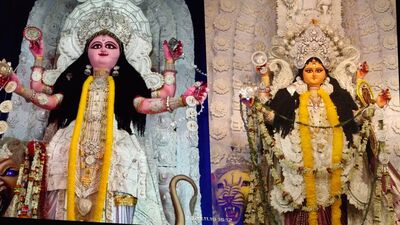 জগদ্ধাত্রী পুজো ২০২৪ তিথি- জগদ্ধাত্রী পুজোর মহাষষ্ঠী তিথি পড়ছে ৭ নভেম্বর বৃহস্পতিবার, ৮ নভেম্বর সপ্তমী তিথি পড়ছে শুক্রবার, ৯ নভেম্বর অষ্টমী তিথি পড়ছে শনিবার। ১০ নভেম্বর নবমী তিথিতেই সাড়ম্বরে করা হয় জগদ্ধাত্রী পুজো। সেদিনটি পড়ছে রবিবার। দশমী তিথি পড়ছে ১১ নভেম্বর। জগদ্ধাত্রী পুজো ২০২৪ তিথি- জগদ্ধাত্রী পুজোর মহাষষ্ঠী তিথি পড়ছে ৭ নভেম্বর বৃহস্পতিবার, ৮ নভেম্বর সপ্তমী তিথি পড়ছে শুক্রবার, ৯ নভেম্বর অষ্টমী তিথি পড়ছে শনিবার। ১০ নভেম্বর নবমী তিথিতেই সাড়ম্বরে করা হয় জগদ্ধাত্রী পুজো। সেদিনটি পড়ছে রবিবার। দশমী তিথি পড়ছে ১১ নভেম্বর। 