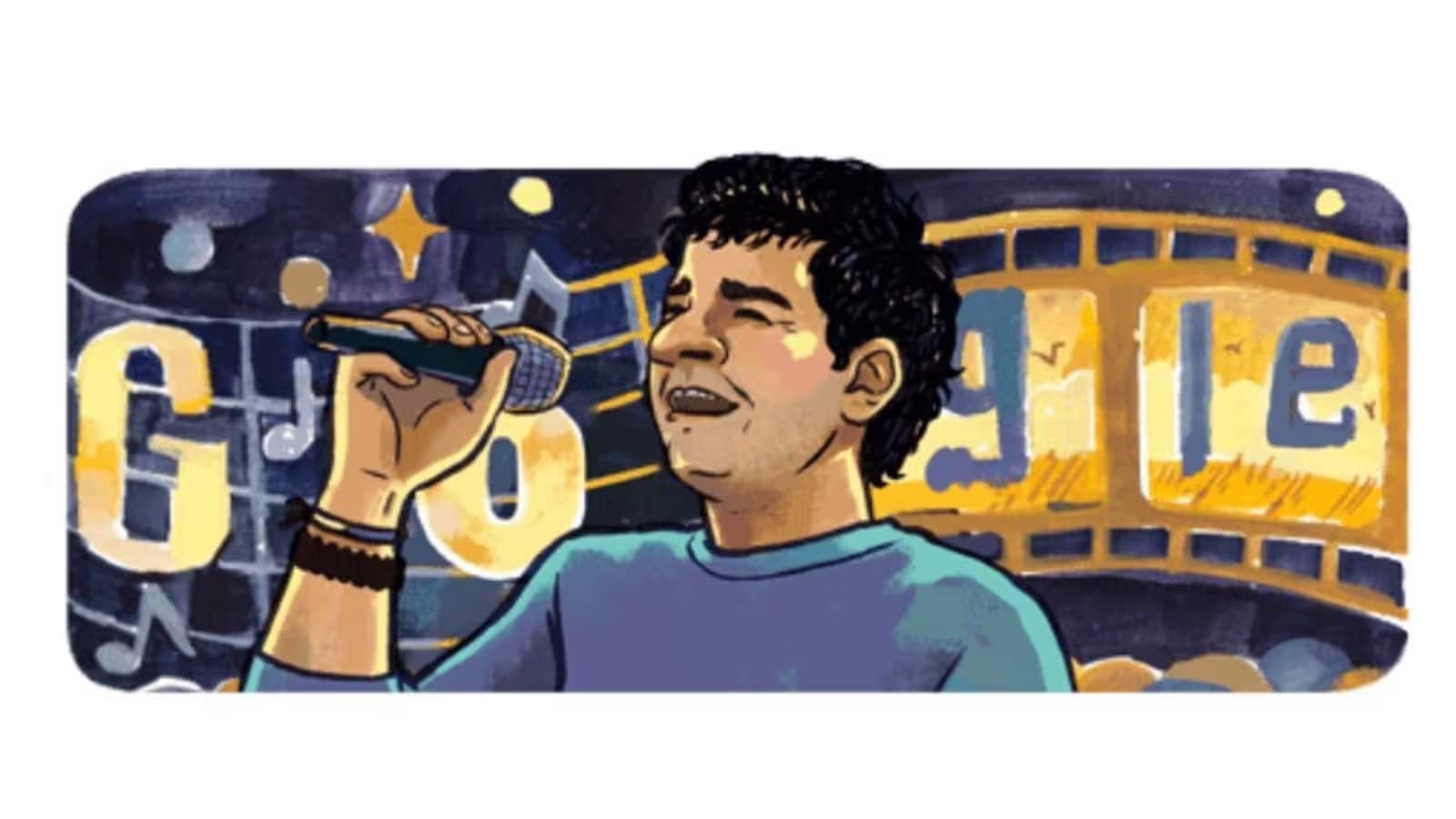 গুগল ডুডলে কেকে। গুগল ডুডলে কেকে।