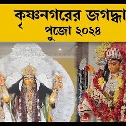 ১২ কেজি গয়নায় সজ্জিত কৃষ্ণনগরের বুড়িমা, রইল রাজবাড়ির জগদ্ধাত্রীর রূপও