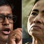 সুকান্ত মজুমদার ও মমতা বন্দ্যোপাধ্যায় (ফাইল ছবি)