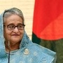 শেখ হাসিনা। (Photo by KIMIMASA MAYAMA / POOL / AFP) (AFP)