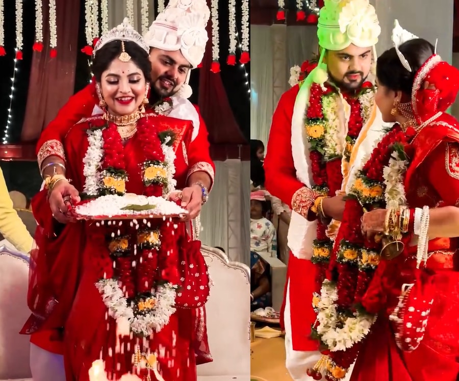 দেবলীনা-প্রবাহের বিয়ে জমজমাট দেবলীনা-প্রবাহের বিয়ে জমজমাট