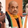 দেবাংশু ভট্টাচার্য, অমিত শাহ ও শুভেন্দু অধিকারী (ফাইল ছবি)