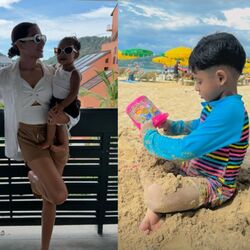 ফুকেতে রাজ ও শুভশ্রী, সঙ্গী ইউভান-ইয়ালিনি। 