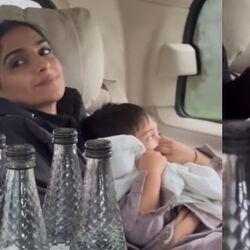 প্রথমবার ছেলে বায়ুর মুখ দেখালেন সোনম কাপুর। 