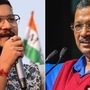 দেবাংশু ভট্টাচার্য ও অরবিন্দ কেজরিওয়াল। (File Photo and PTI)