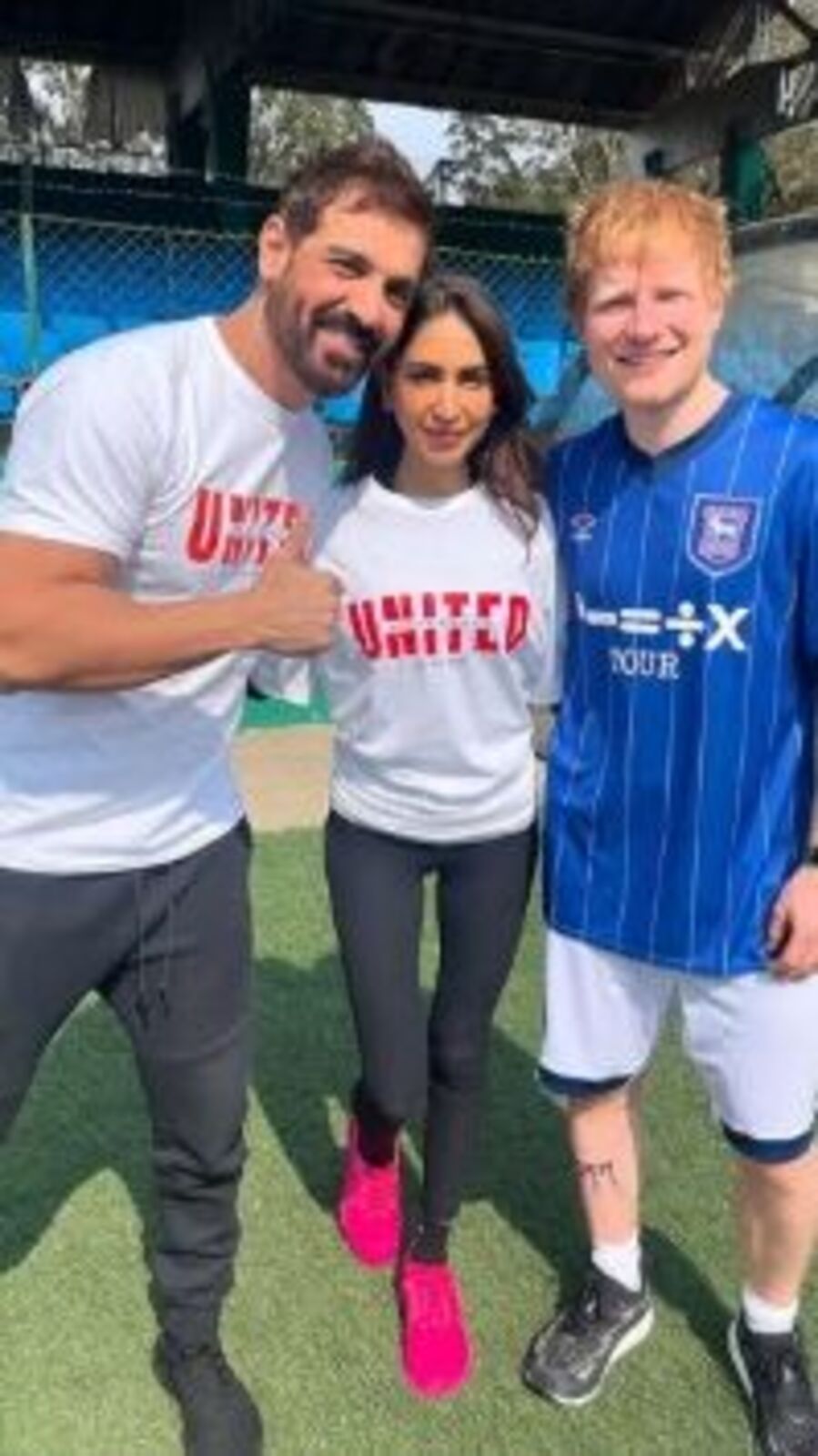 অরিজিতের পর এবার জন আব্রাহামের সঙ্গে দেখা, শিলং-এ ফুটবল খেললেন শিরান