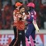 SRH-এর ২৮৬ রানের বিশাল স্কোরের জবাবে, IPL-এ নিজেদের সর্বোচ্চ রানের রেকর্ড করল RR, তবু ৪৪ রানে হারলেন সঞ্জুরা। ছবি: রয়টার্স