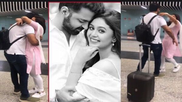 ‘দূরত্ব যতটা দীর্ঘ হয়, আলিঙ্গনও ততটাই …’,দেখা হতে ছাড়তেই চাইলেন না সুমিত-ঋতাভরী