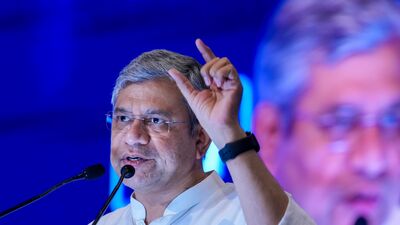 অশ্বিনী বৈষ্ণো বলেন, ‘ আমরা একটি পিএইচডি প্রোগ্রামের উপর কাজ করছি যাতে এআই-এর মৌলিক গবেষণার জন্য এআই মিশন থেকে ফান্ড দেওয়া যায়, এবং বাস্তুতন্ত্র সম্পূর্ণ করার জন্য বেসিক থেকে শুরু করে অ্যাডভান্স লেভেল পর্যন্ত একটি বৃহৎ প্রতিভা উন্নয়ন কর্মসূচি চালু করা যায়।'’ (PTI Photo/Kamal Singh) (PTI05_29_2025_000213B) *** Local Caption *** (PTI) অশ্বিনী বৈষ্ণো বলেন, ‘ আমরা একটি পিএইচডি প্রোগ্রামের উপর কাজ করছি যাতে এআই-এর মৌলিক গবেষণার জন্য এআই মিশন থেকে ফান্ড দেওয়া যায়, এবং বাস্তুতন্ত্র সম্পূর্ণ করার জন্য বেসিক থেকে শুরু করে অ্যাডভান্স লেভেল পর্যন্ত একটি বৃহৎ প্রতিভা উন্নয়ন কর্মসূচি চালু করা যায়।'’ (PTI Photo/Kamal Singh) (PTI05_29_2025_000213B) *** Local Caption *** (PTI)