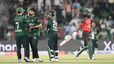 পাকিস্তানের কাছে দ্বিতীয় T20I-তেও গোহারান হারল বাংলাদেশ। ছবি- এএফপি।