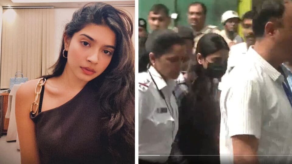 ধর্মীয় ভাবাবেগে আঘাতের অভিযোগে গুরুগ্রাম থেকে গ্রেফতার করা সোশ্যাল মিডিয়া ইনফ্লুয়েন্সার শর্মিষ্ঠা পানোলিকে আলিপুর আদালতে পেশ করা হল। গুরুগ্রাম থেকে ট্রানজিট রিমান্ডে কলকাতায় নিয়ে আসার পরে তাঁকে আলিপুর আদালতে পেশ করা হয়েছে। যে যুবতীর নাম আদতে পুণের আইন বিশ্ববিদ্যালয়ে নথিভুক্ত আছে বলে সংবাদসংস্থা পিটিআইয়ের প্রতিবেদনে জানানো হয়েছে। (ছবি সৌজন্যে সোশ্যাল মিডিয়া ও এএনআই)