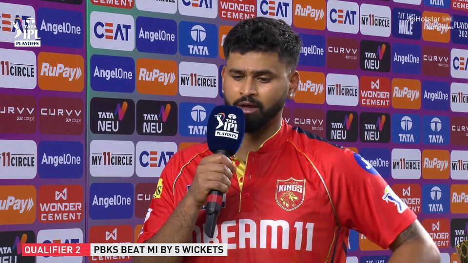 পঞ্জাব কিংসকে আইপিএলের ফাইনালে তুললেন অধিনায়ক শ্রেয়স আইয়ার। (ছবি সৌজন্যে এক্স)