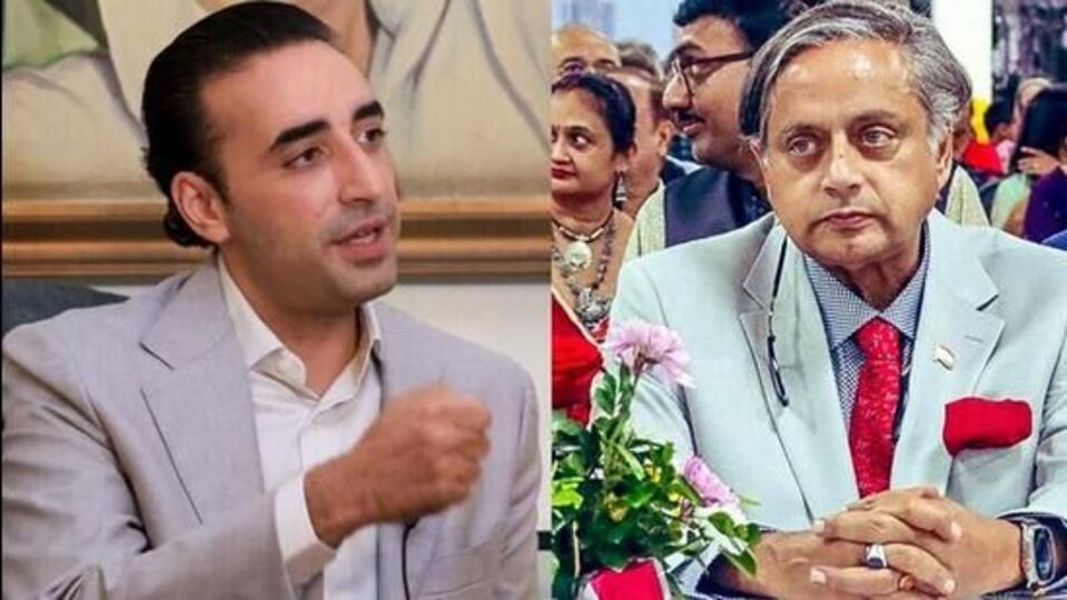 বিলাওয়াল ভুট্টো ও শশী থারুর।