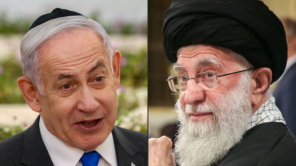 ইরান, ইজরায়েল সংঘাতে পারদ ক্রমশ চড়ছে। ইতিমধ্যেই ইরান পাশে পেয়েছে উত্তর কোরিয়াকে। কিম জং উনের দেশ উত্তর কোরিয়ার বিদেশমন্ত্রী ইজরায়েলকে ঠুকে বলেছেন,'উত্তেজনা বৃদ্ধি এবং মধ্যপ্রাচ্যকে সর্বাত্মক যুদ্ধের ঝুঁকিতে ফেলা' হচ্ছে। অন্যদিকে, এবার ইউরোপের তিন দেশের সঙ্গে জেনেভার বৈঠকের দিকে তাকিয়ে রয়েছে ইরান। এই পরিস্থিতিতে কার্যত ইরানের সর্বোচ্চ নেতা খামেনিকে চরম হুঁশিয়ারি দিয়ে দিয়েছে ইজরায়েল। পাল্টা জবাবও দিয়েছেন খামেনি।' (Photo by Shaul GOLAN / various sources / AFP) (AFP)