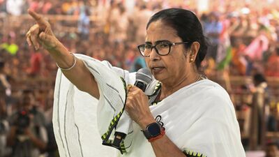 মুখ্যমন্ত্রী মমতা বন্দ্যোপাধ্যায়। ফাইল ছবি (PTI)