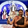 মহাষ্টমীর সকাল সকাল শুভেচ্ছা জানান প্রিয়জনদের (ANI Photo)