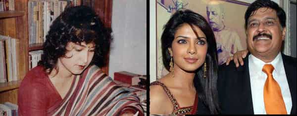 Left: Taslima Nasreen (Pic credit: official site), Right: Priyanka Chopra with her dad (File photo)
</div) Left: Taslima Nasreen (Pic credit: official site), Right: Priyanka Chopra with her dad (File photo)
</div)