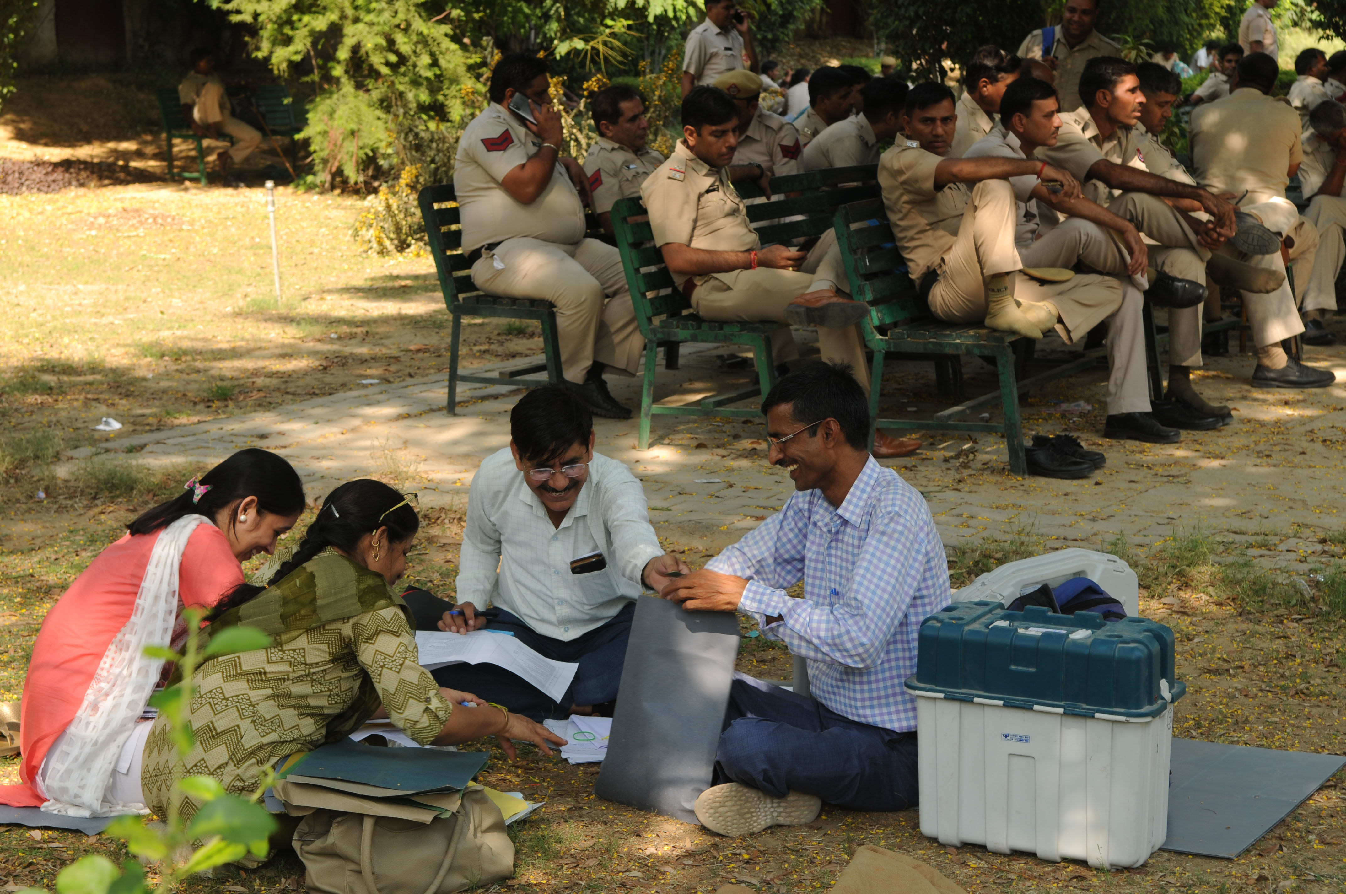 <p>Haryana EC to webcast polling from 3100 vulnerable polling stations</p>