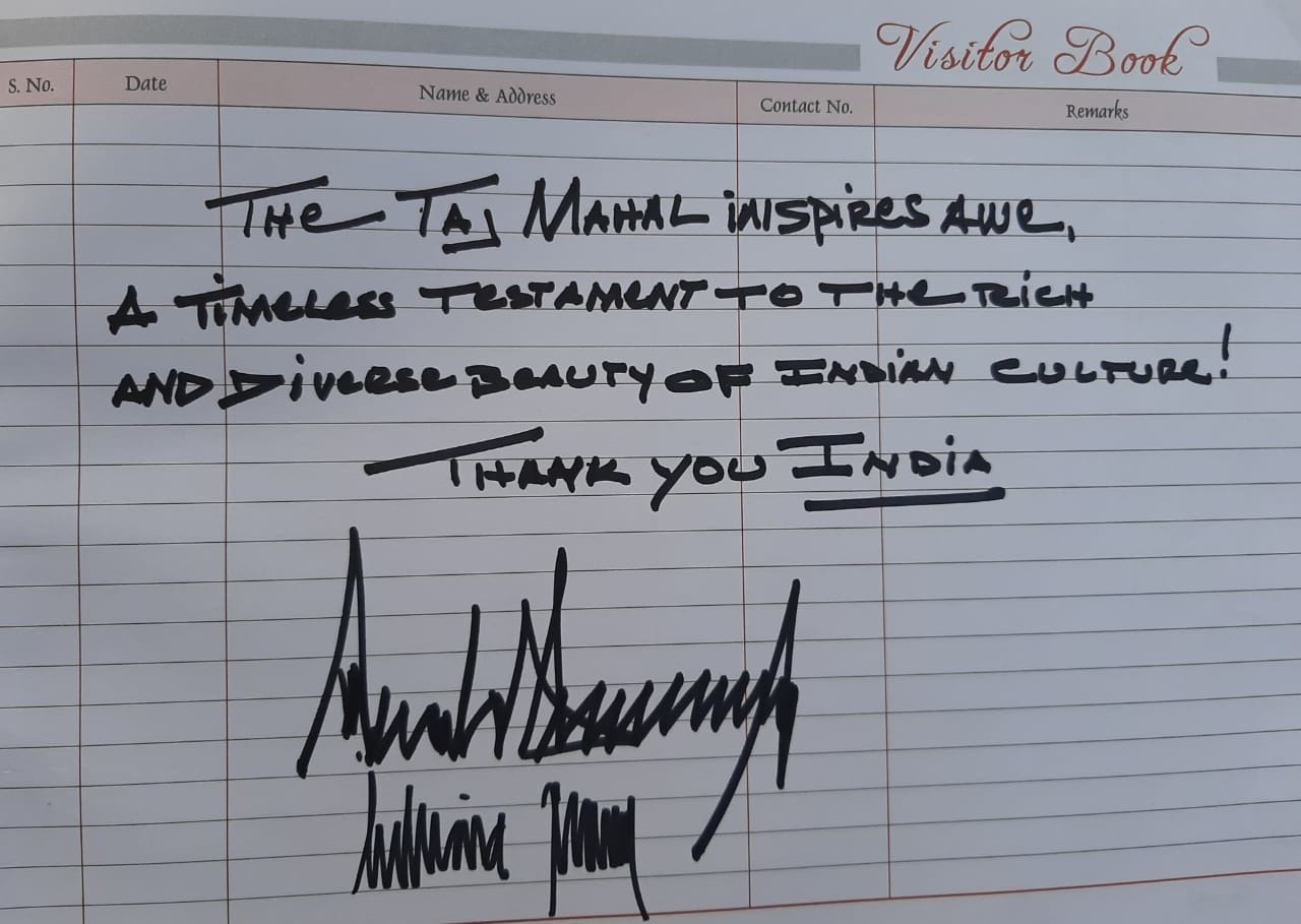 <p>'Timeless testament of Indian culture': Trump on Taj Mahal</p>