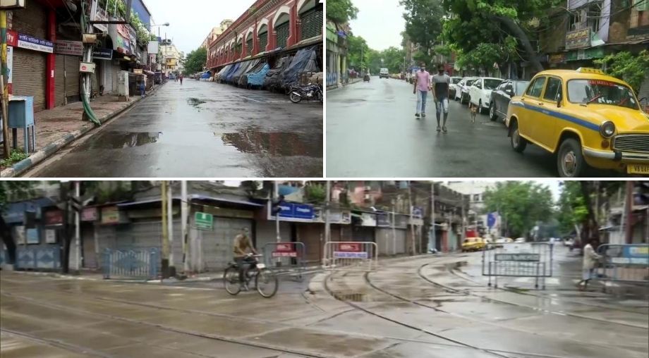 <p>Streets deserted in Kolkata as West Bengal observes complete lockdown</p>