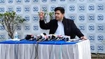 AAP Punjab co-incharge Raghav Chadha addresses media during a press conference. (HT Photo) AAP Punjab co-incharge Raghav Chadha addresses media during a press conference. (HT Photo)