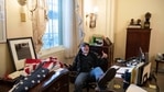 A supporter of US President Donald Trump sits inside the office of US Speaker of the House Nancy Pelosi as he protest inside the US Capitol in Washington,(AFP) A supporter of US President Donald Trump sits inside the office of US Speaker of the House Nancy Pelosi as he protest inside the US Capitol in Washington,(AFP)