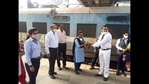 Loco Pilot Kumkum Dongre, Assistant Loco Pilot Udita Verma and Goods Guard Akansha Rai helmed Western Railway's first all-female goods train.(Twitter/@PiyushGoyal) Loco Pilot Kumkum Dongre, Assistant Loco Pilot Udita Verma and Goods Guard Akansha Rai helmed Western Railway's first all-female goods train.(Twitter/@PiyushGoyal)