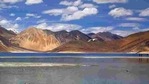 Heights on both banks of the Pangong lake have been at the centre of the border row between India and China. (AP File Photo ) Heights on both banks of the Pangong lake have been at the centre of the border row between India and China. (AP File Photo )