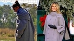 Deepika Padukone and Melania Trump in similar coats(Instagram/deepikapadukone and AP) Deepika Padukone and Melania Trump in similar coats(Instagram/deepikapadukone and AP)