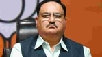 The BJP president announced that the party would hold 40,000 such meetings across Bengal in the run-up to the upcoming assembly elections.(Raj K Raj/HT photo) The BJP president announced that the party would hold 40,000 such meetings across Bengal in the run-up to the upcoming assembly elections.(Raj K Raj/HT photo)