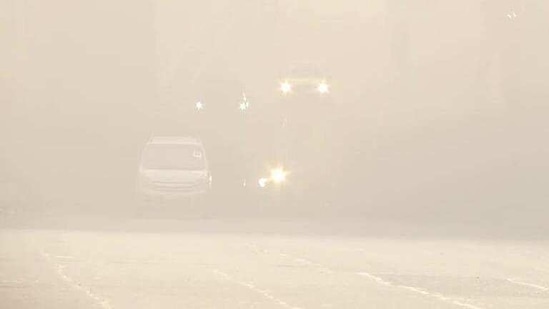 The AQI for each city is based on the average value of all stations there. Ghaziabad and Gurgaon have three such stations while Noida, Greater Noida and Faridabad have two stations each, according to the app.(ANI Photo) The AQI for each city is based on the average value of all stations there. Ghaziabad and Gurgaon have three such stations while Noida, Greater Noida and Faridabad have two stations each, according to the app.(ANI Photo)