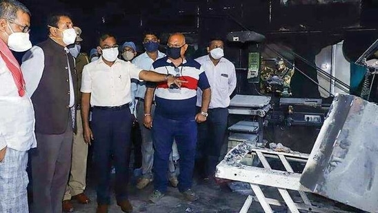 Dr Pramod Khandate, civil surgeon of Bhandara district, said a fire broke out in the Sick Newborn Care Unit around 2am on Saturday. (PTI)