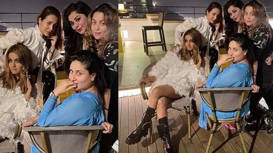 Kareena Kapoor, Malaika Arora with their BFFs. 