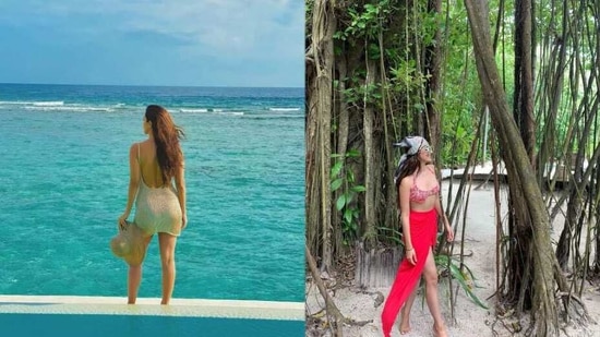 Kiara Advani, who is believed to have accompanied rumoured boyfriend Sidharth Malhotra to Maldives, claimed she was clicking her own pictures.