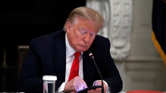 US President Donald Trump's strategy of divisiveness was on display as he urged supporters, mostly white men, to descend on the US Capitol. (AP) US President Donald Trump's strategy of divisiveness was on display as he urged supporters, mostly white men, to descend on the US Capitol. (AP)