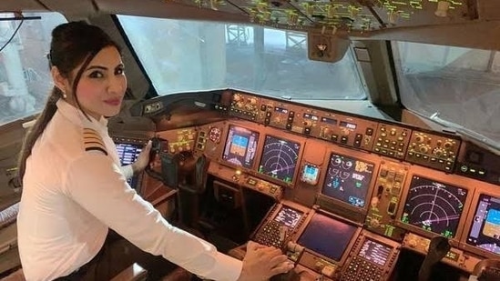The longest flight over the North Pole will be another feather in Zoya Agarwal’s cap as she was the youngest woman pilot to fly a Boeing-777 in 2013. (ANI/Twitter)