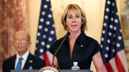 The US ambassador to the United Nations Kelly Craft is expected to visit Taiwan this week. That will be the first such visit since Taiwan was excluded from the UN in 1971.(AP) The US ambassador to the United Nations Kelly Craft is expected to visit Taiwan this week. That will be the first such visit since Taiwan was excluded from the UN in 1971.(AP)