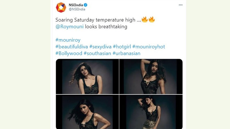 NSE later deleted the tweet. NSE later deleted the tweet.