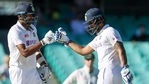 India's Hanuma Vihari and Ravichandran Ashwin celebrate their partnership on the 5th day of the third test match between Australia and India, at Sydney Cricket Ground. India's Hanuma Vihari and Ravichandran Ashwin celebrate their partnership on the 5th day of the third test match between Australia and India, at Sydney Cricket Ground.