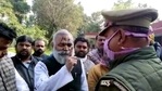 Ink spattered on Somnath Bharti, Aam Aadmi Party MLA from Delhi's Malviya Nagar, in Raebareli on Monday. (ANI Photo ) Ink spattered on Somnath Bharti, Aam Aadmi Party MLA from Delhi's Malviya Nagar, in Raebareli on Monday. (ANI Photo )
