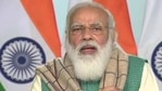 PM Modi speaking after a meeting with chief ministers on Covid-19 vaccination roll-out om Monday.(ANI Photo) PM Modi speaking after a meeting with chief ministers on Covid-19 vaccination roll-out om Monday.(ANI Photo)