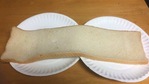 The image shows a horizontally sliced piece of bread. (Twitter/@FLITTER) The image shows a horizontally sliced piece of bread. (Twitter/@FLITTER)